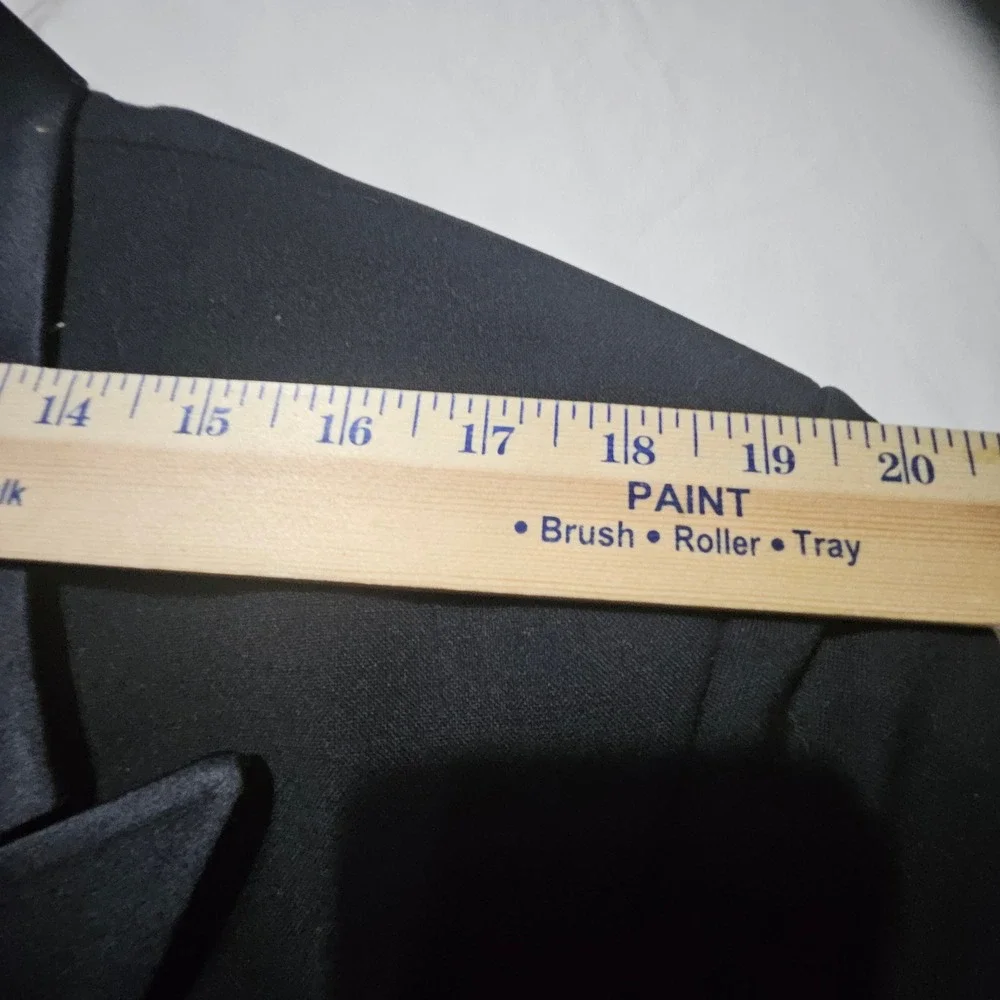 Oscar de la Renta Tuxedo Jacket Mens 42 Double Breasted Black Peak Lapel Formal